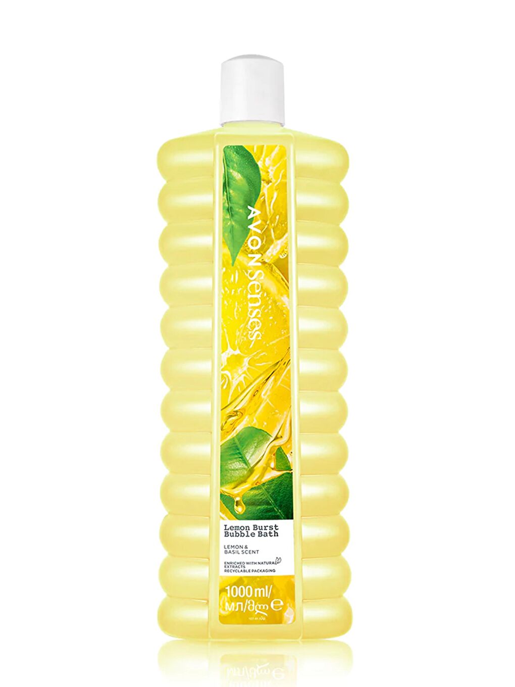 AVON Renksiz Senses Lemon Burst Limon ve Reyhan Kokulu Banyo Köpüğü 1 Lt.