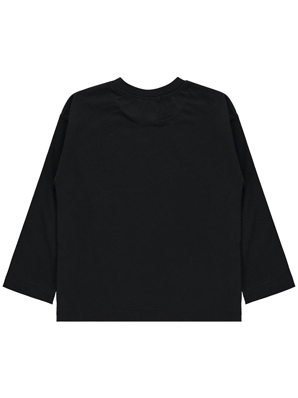 Boys 4489 Baskılı 10-13 Yaş Sweatshirt - Siyah-1