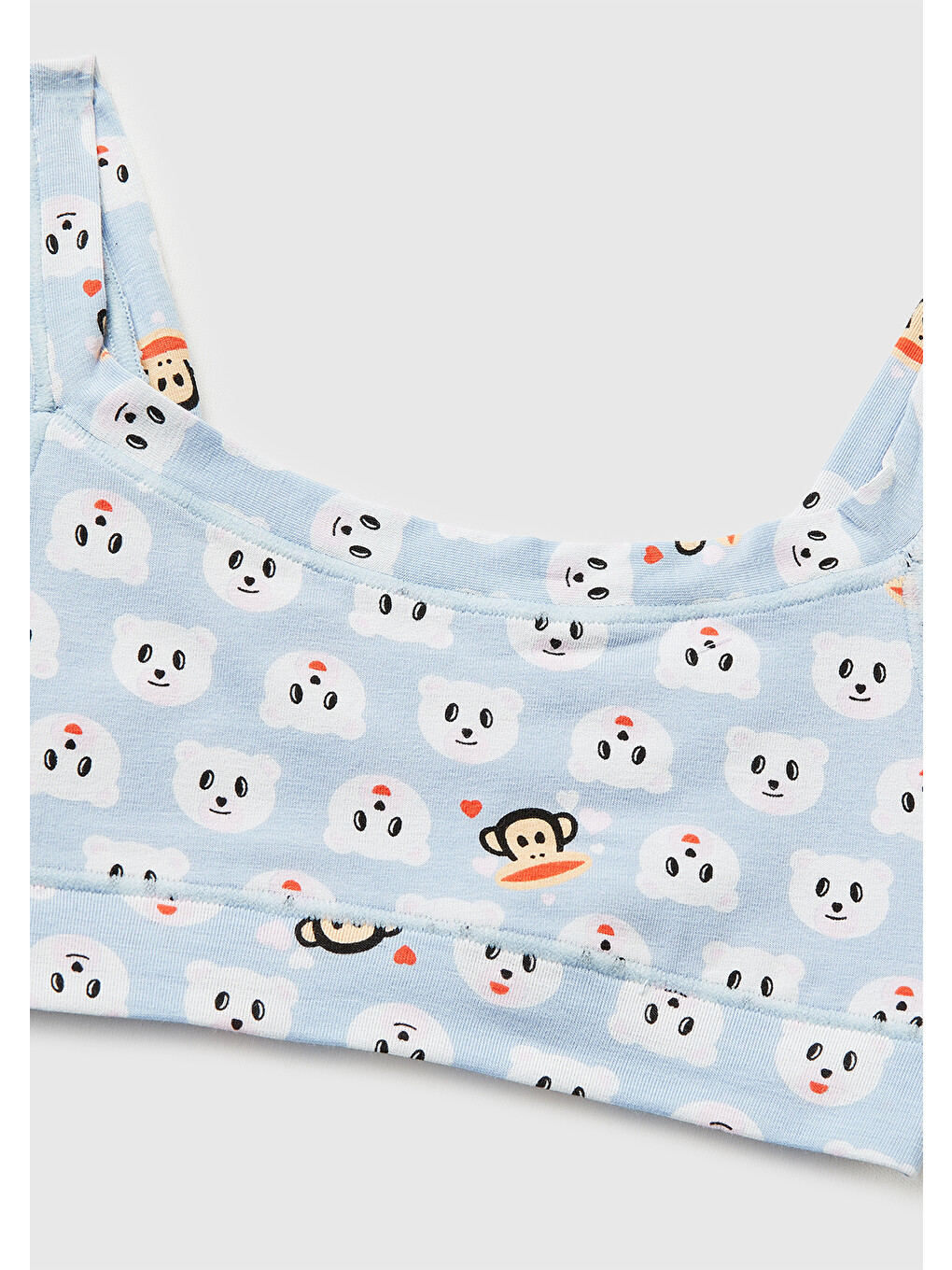 Kız Çocuk Lila Mix Paul Frank Baskılı Külot ve Sütyen Takımı-2