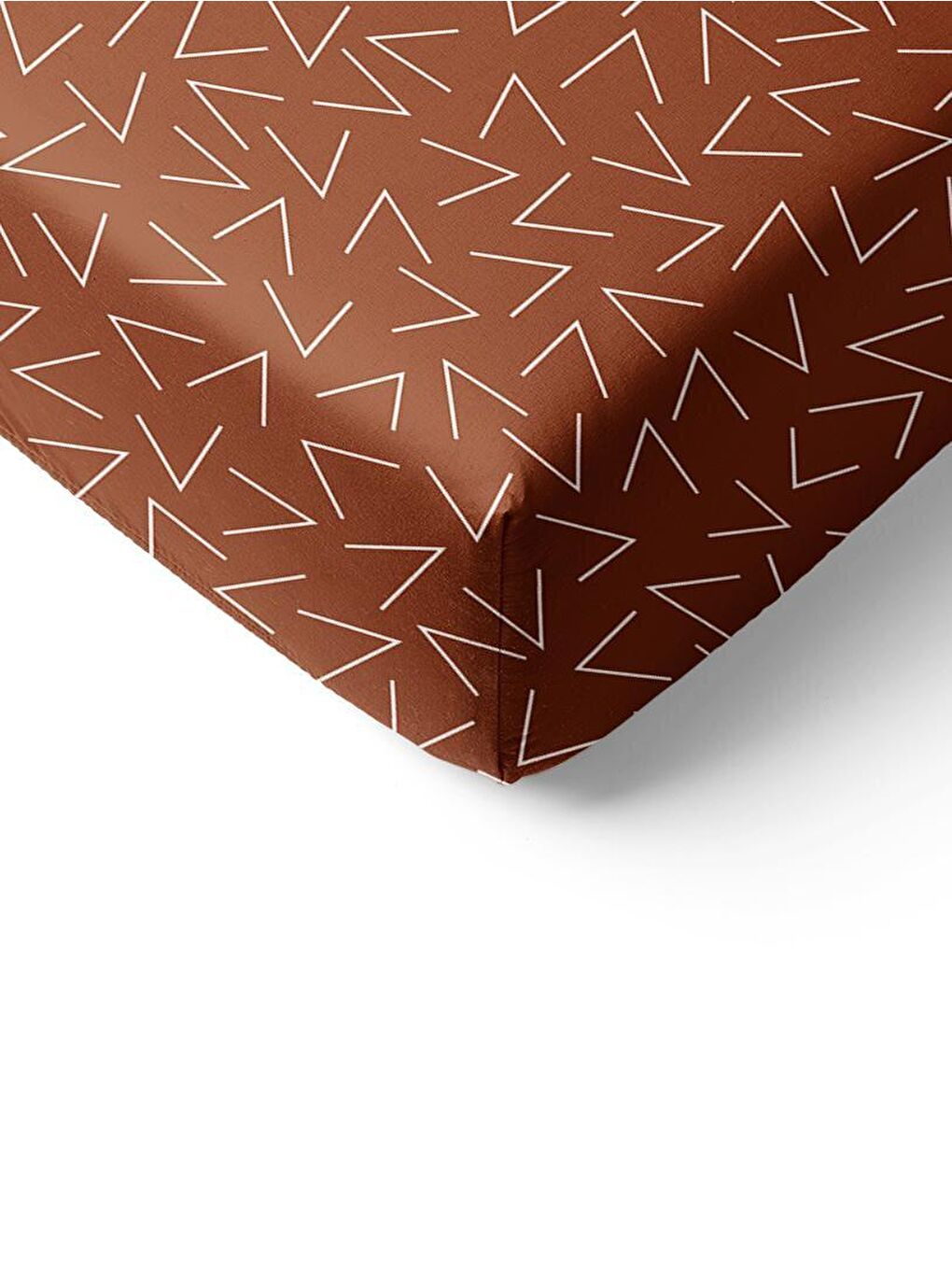 Karışık Modern Desenli Baskılı Tek Kişilik Lastikli Çarşaf Seti-1