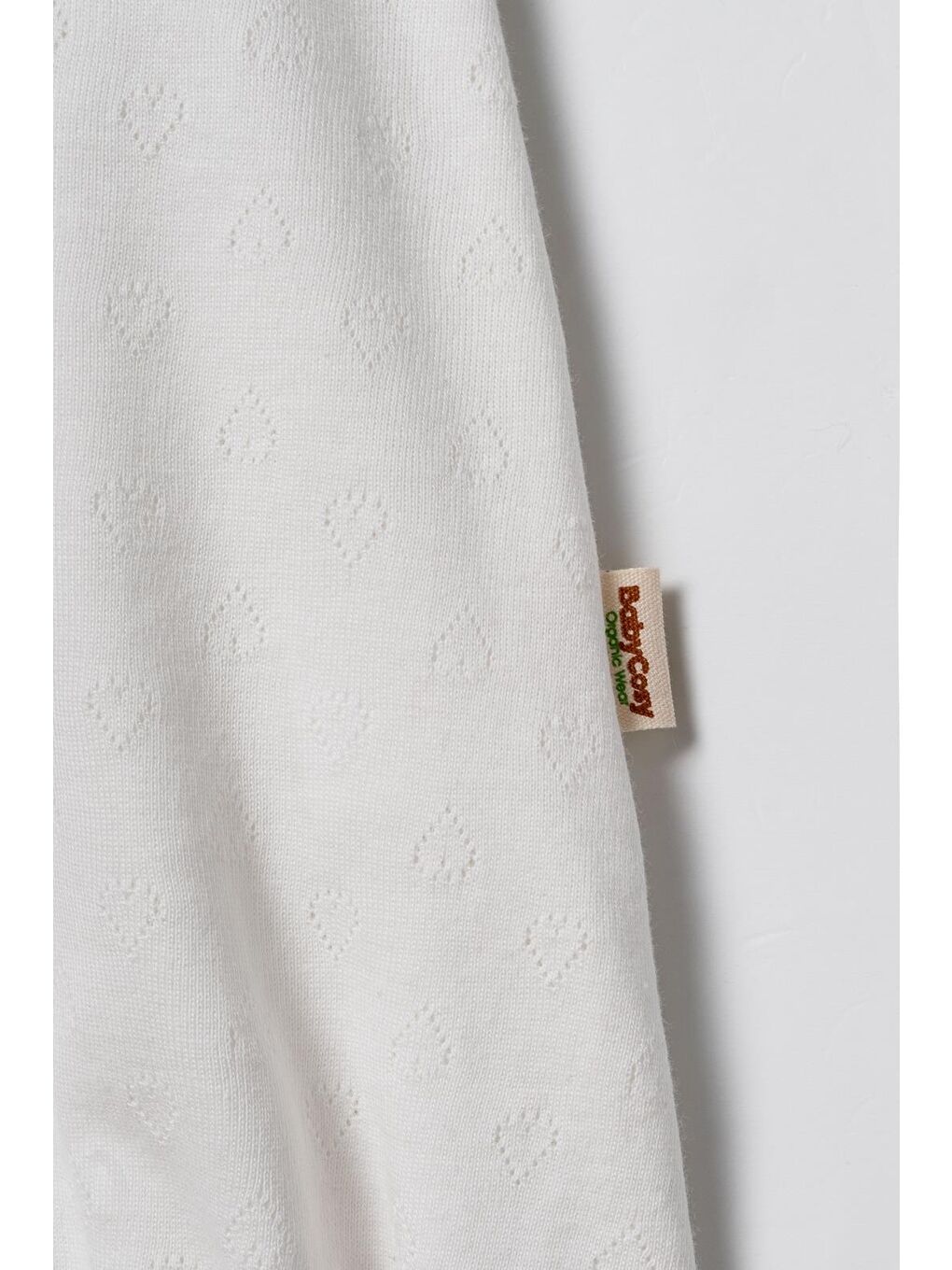 Ekru Bebek Şort Kollu Tulum, %100 Organik Pamuk, Bebek ve Yenidoğan Serisi - CSYR4552-4