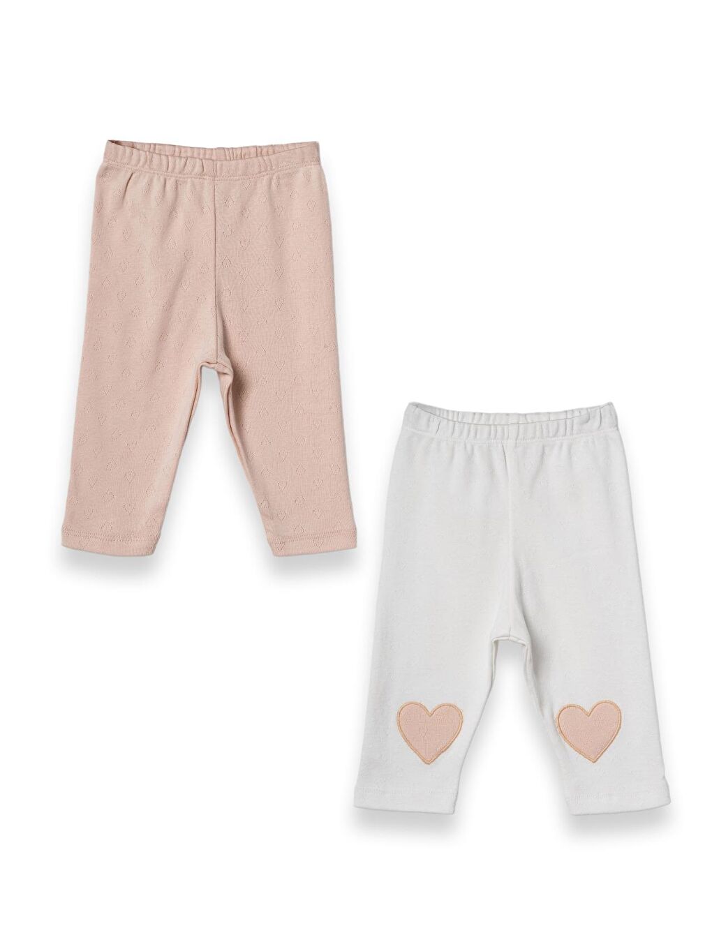 Pembe Bebek 2li Pantalon %100 Organik Pamuk , Bebek - Yenidoğan- CSYR4551