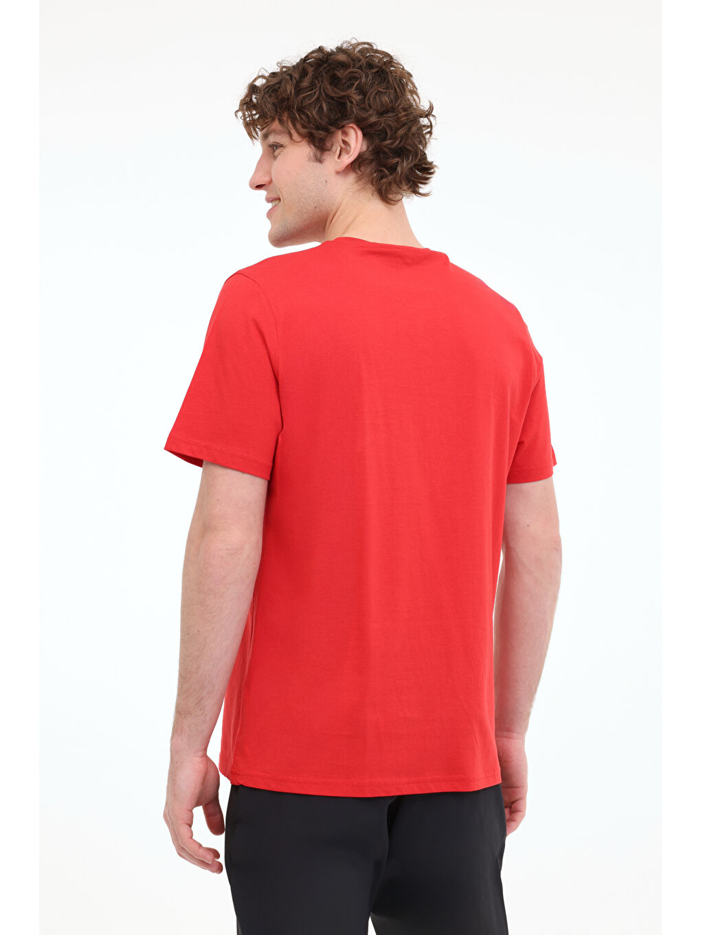 ML RENATO 11ITL1030 5FX Kırmızı Erkek Kısa Kol Tişört-1
