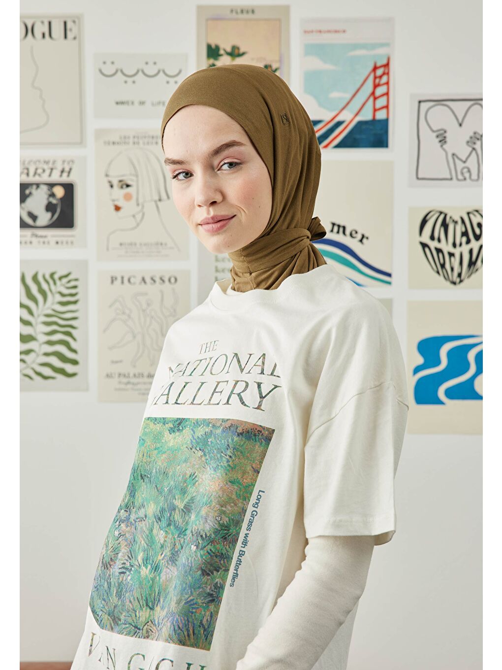 Athletıc Hıjab Haki-1