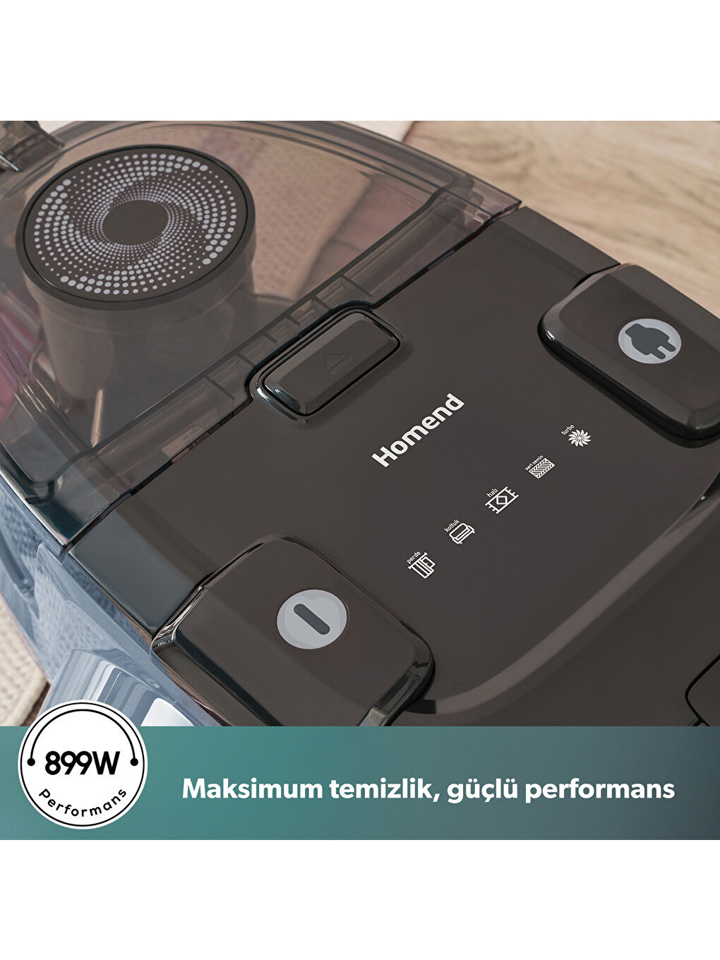 Dustroyer 1255H Yatay Süpürge Buz Mavisi-2