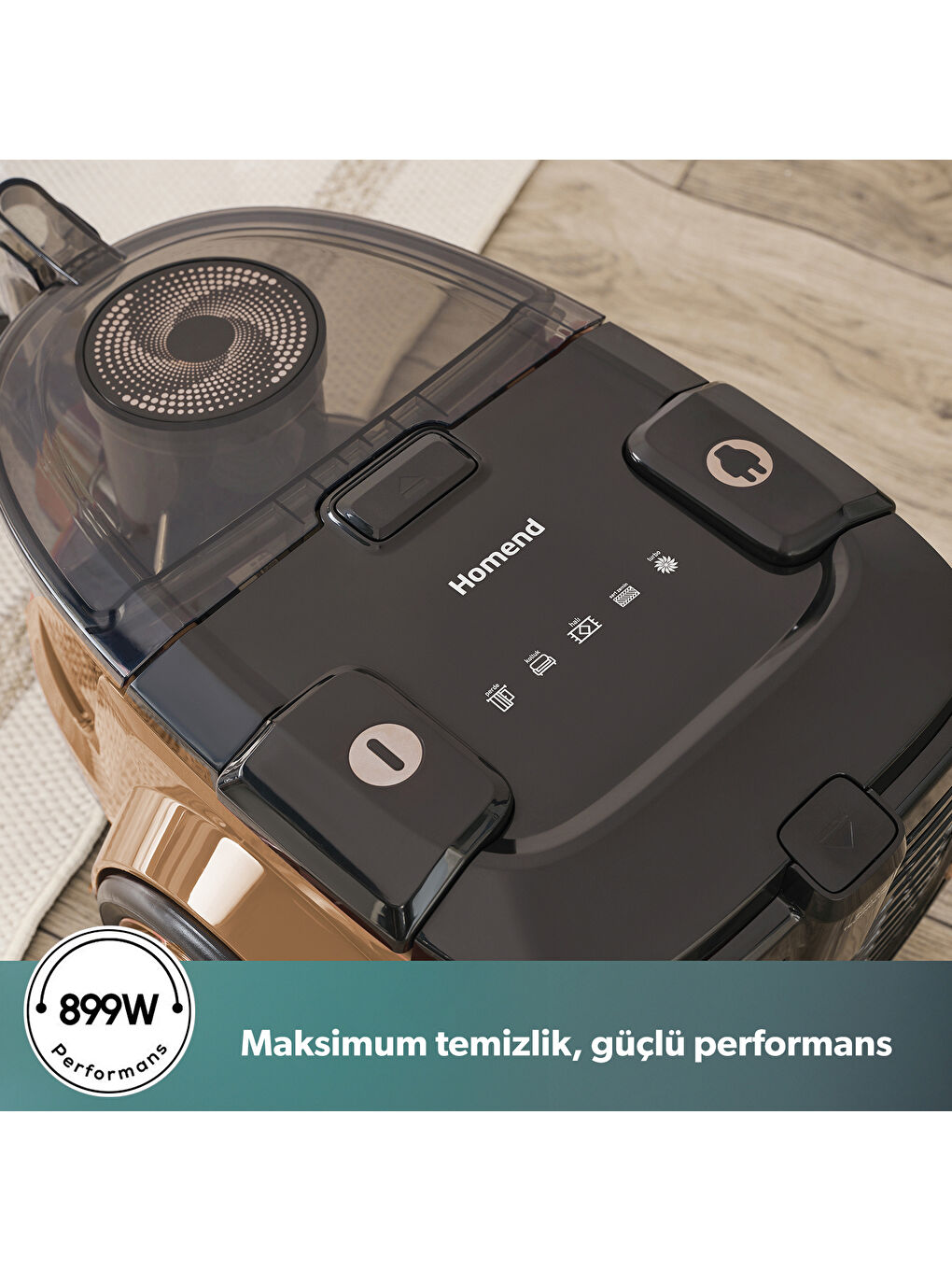 Dustroyer 1255H Yatay Süpürge Kahverengi-1