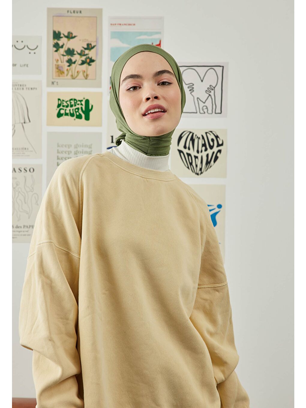 Athletıc Hıjab Çam Yeşili-1