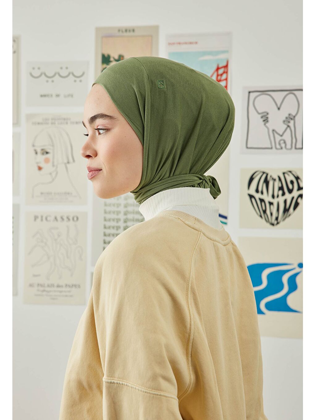 Athletıc Hıjab Çam Yeşili-2