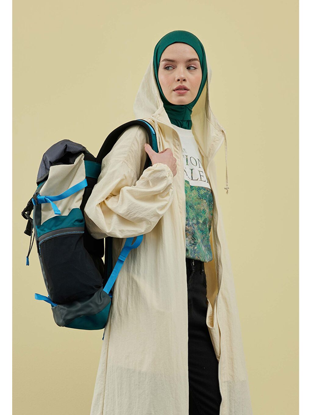 Yeşil Athletıc Hıjab Zümrüt-2