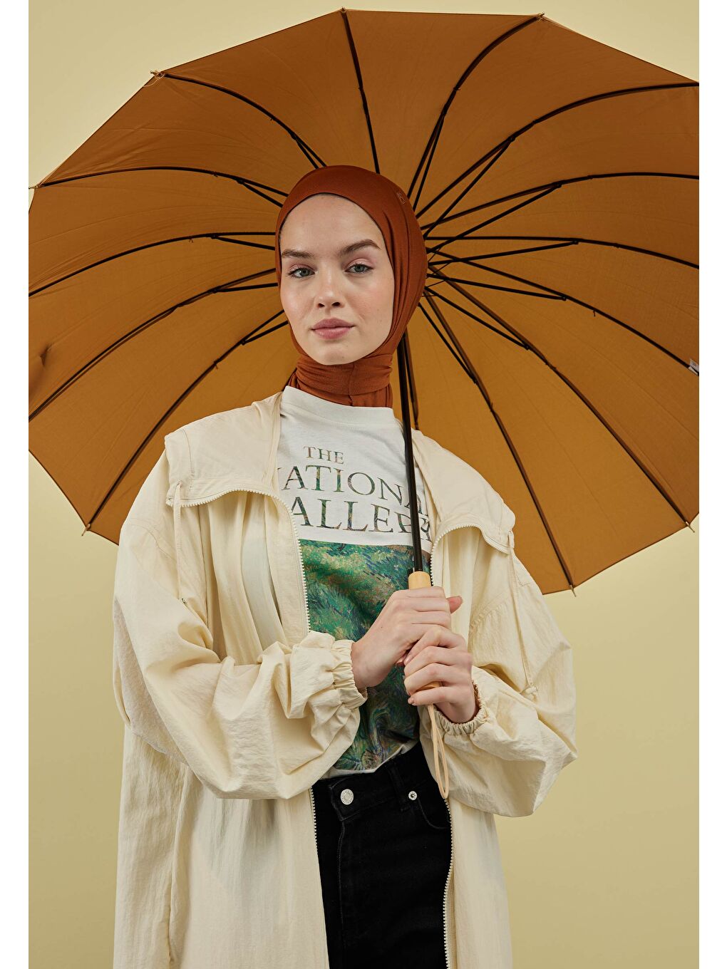 Sarı Athletıc Hıjab Bronz-2