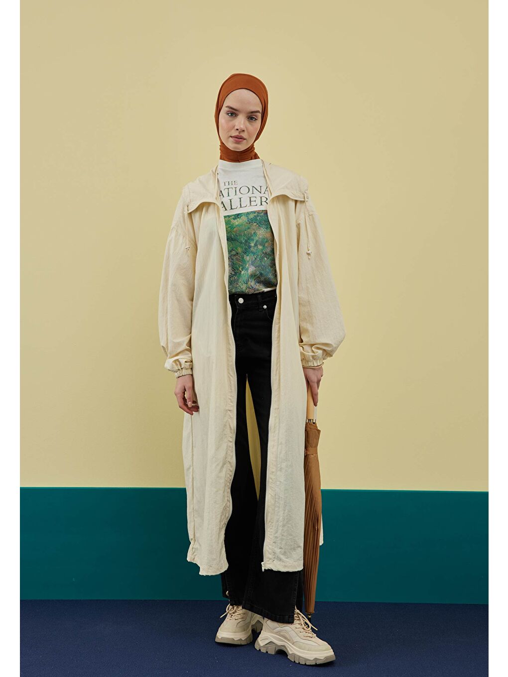 Sarı Athletıc Hıjab Bronz-3