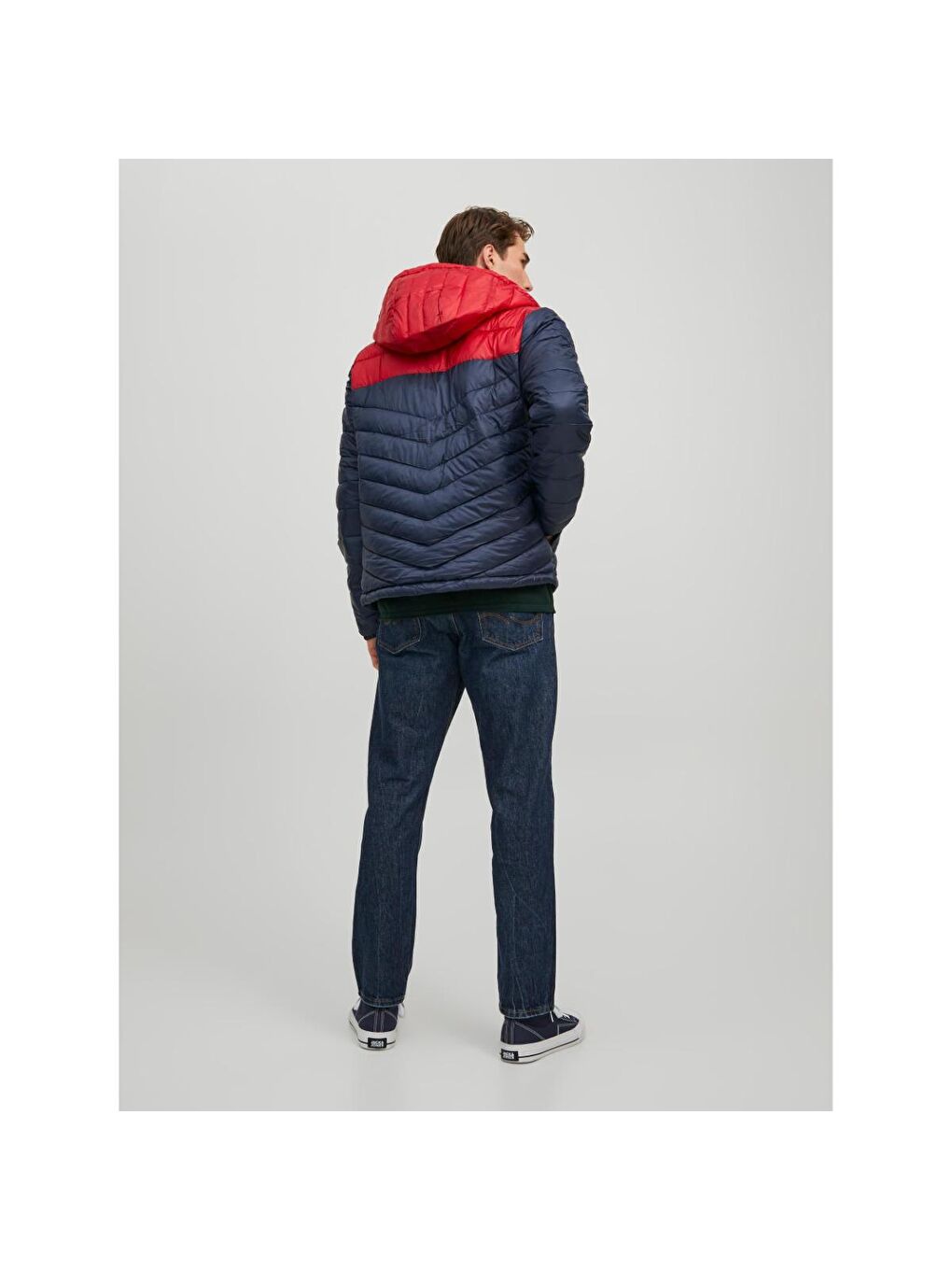 Hero Puffer Hood Erkek Lacivert Kapüşonlu Mont-1