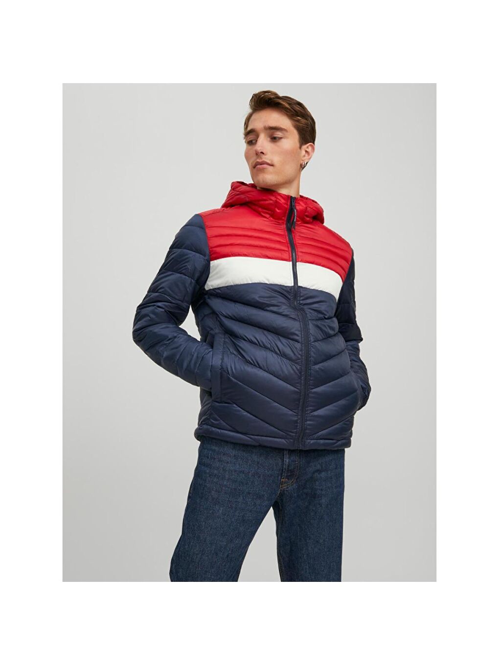 Hero Puffer Hood Erkek Lacivert Kapüşonlu Mont-2