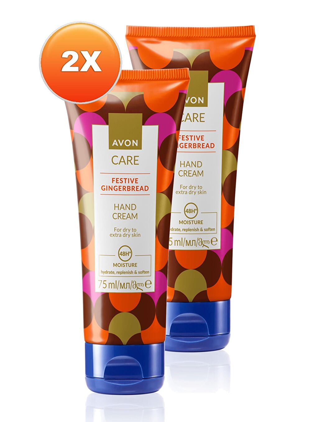 AVON Renksiz Care Festival Zencefilli El Kremi 75 Ml. İkili Set - 1