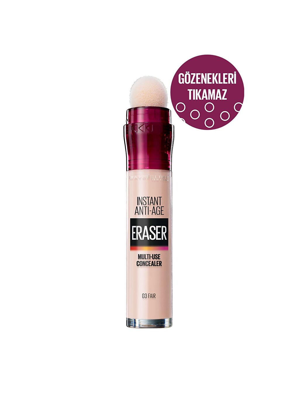 MAYBELLINE NEWYORK Nude Instant Anti Age Eraser Kapatıcı - 03 Fair - 4