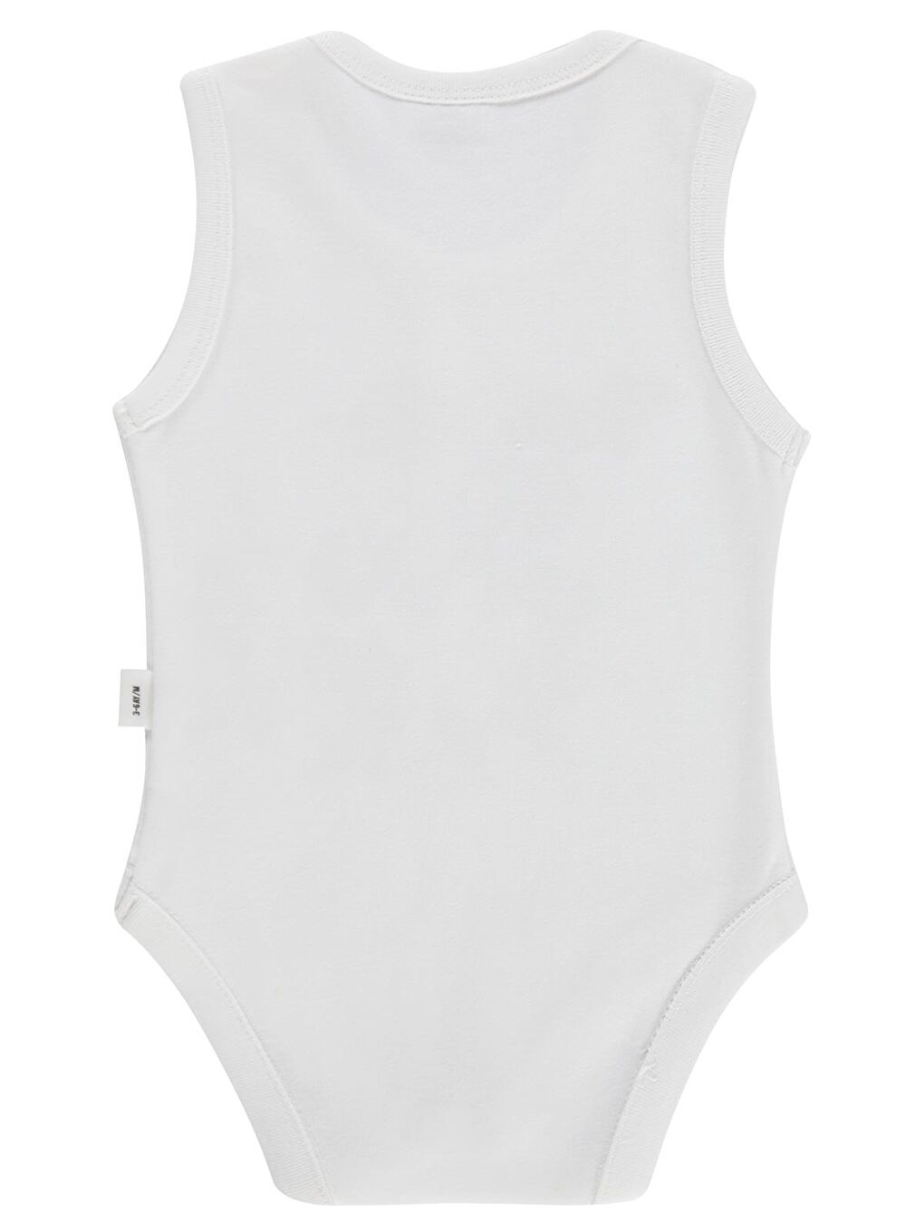 Baby Tom and Jerry Baskılı 3-18 Ay Çıtçıtlı Badi - Ekru-2