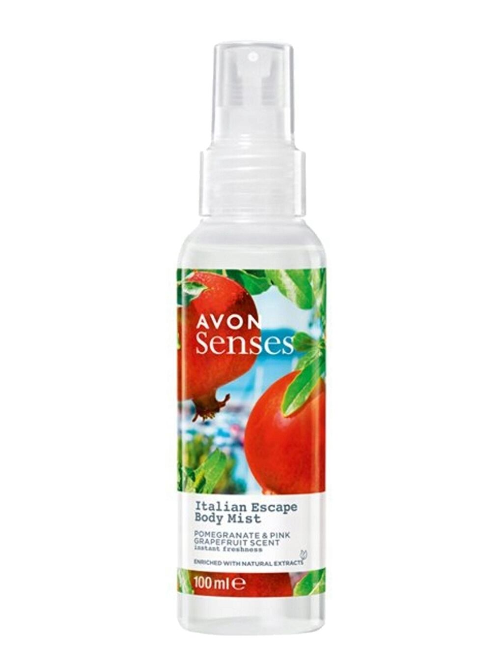 AVON Renksiz Senses Italian Escape Nar ve Greyfurt Kokulu Vücut Spreyi 100 Ml.