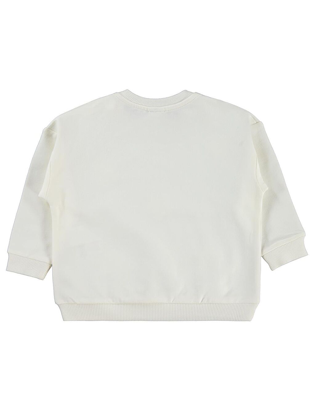 Baby Büyük Mobil Çiçekli 6-18 Ay Sweatshirt - Ekru-1