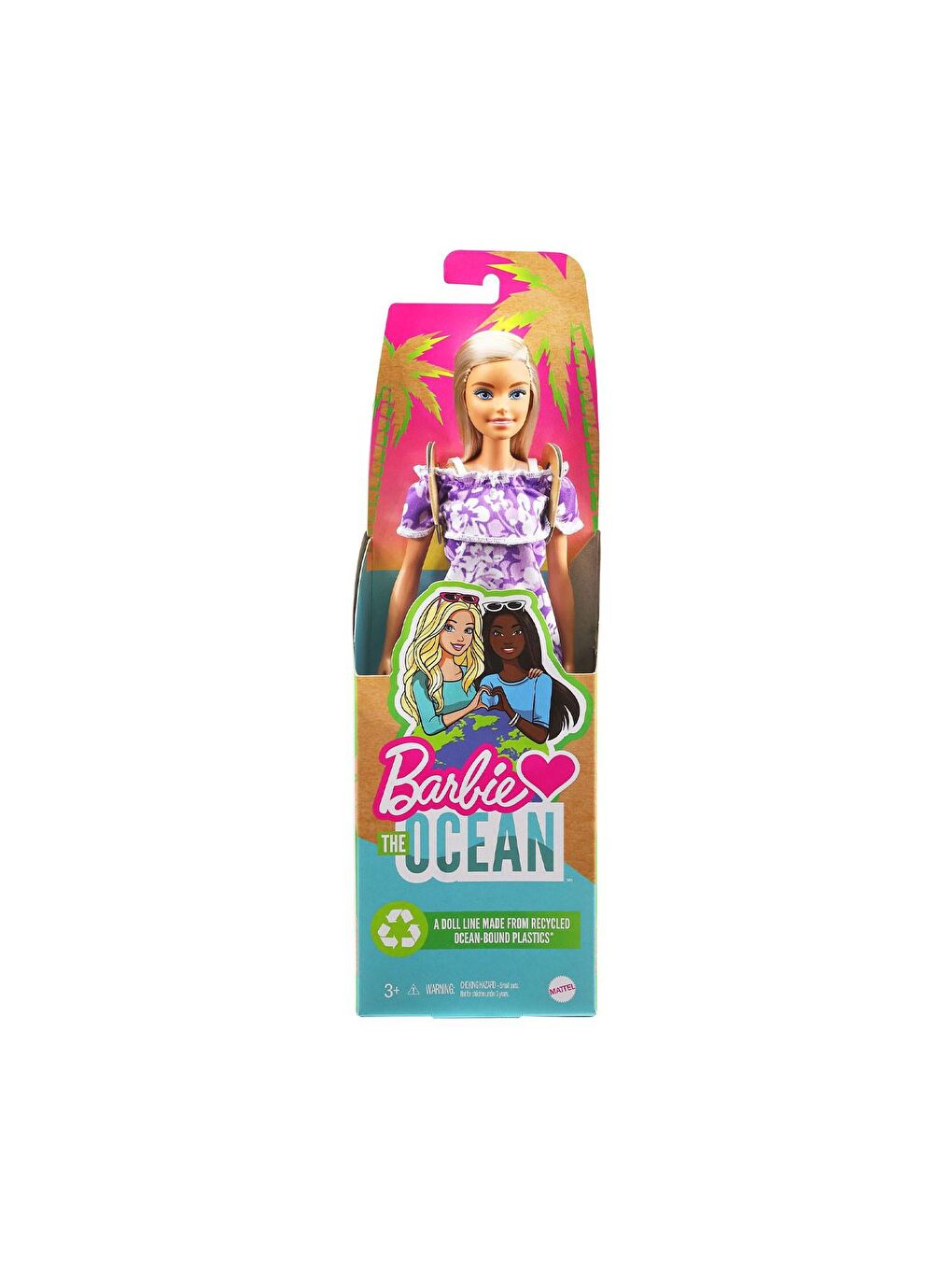 BARBIE Beyaz-Renklibaskı Barbie Okyanusu Seviyor Bebekleri - 3