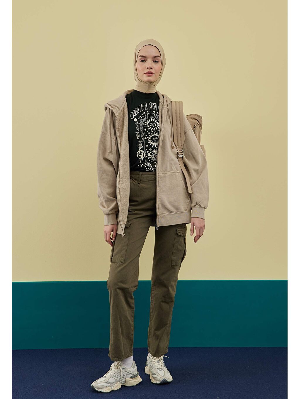 Bej Athletıc Hıjab Kum-2