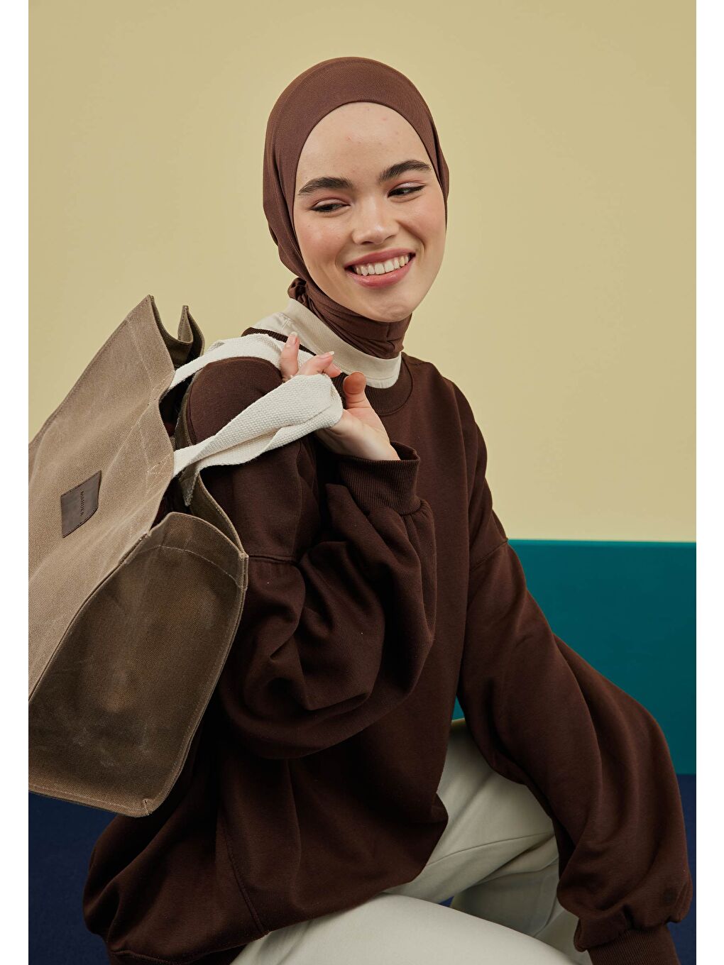 Kahverengi Athletıc Hıjab Acı Kahve-1
