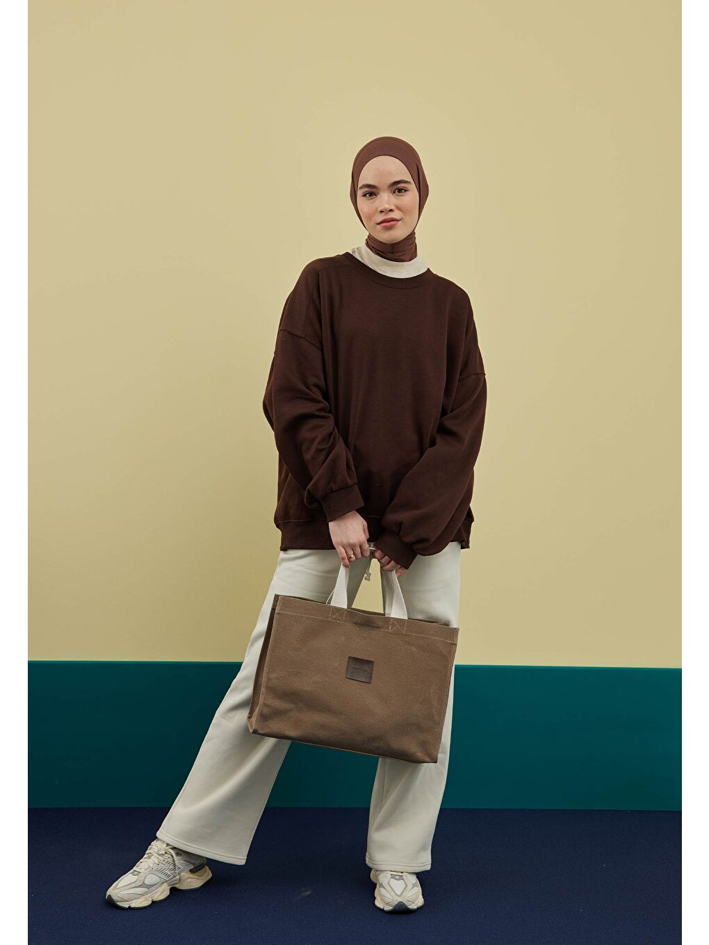 Kahverengi Athletıc Hıjab Acı Kahve-2