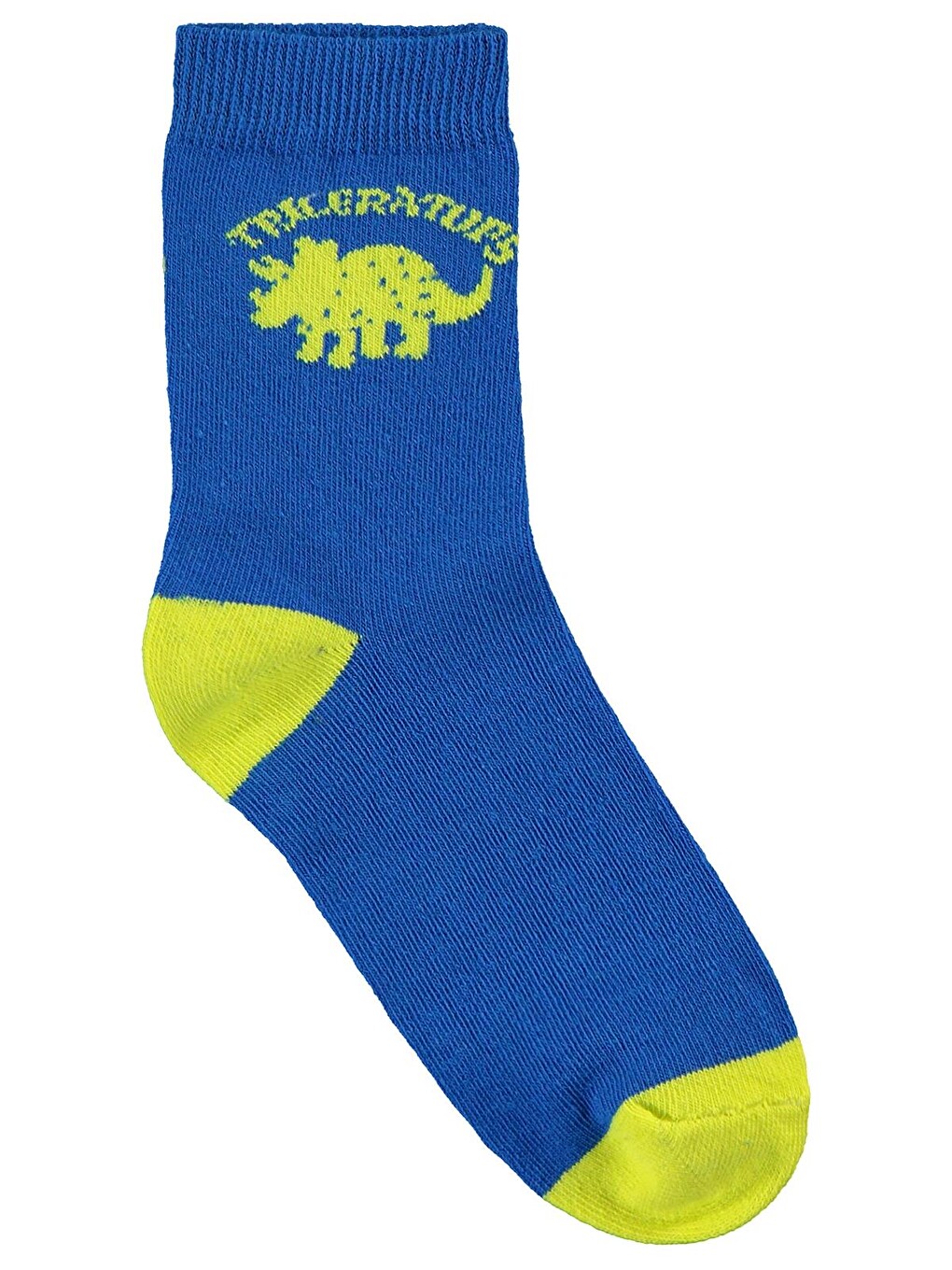 Beyaz Boys T-rex 3'lü 2-12 Yaş Erkek Soket Çorap - Standart-3