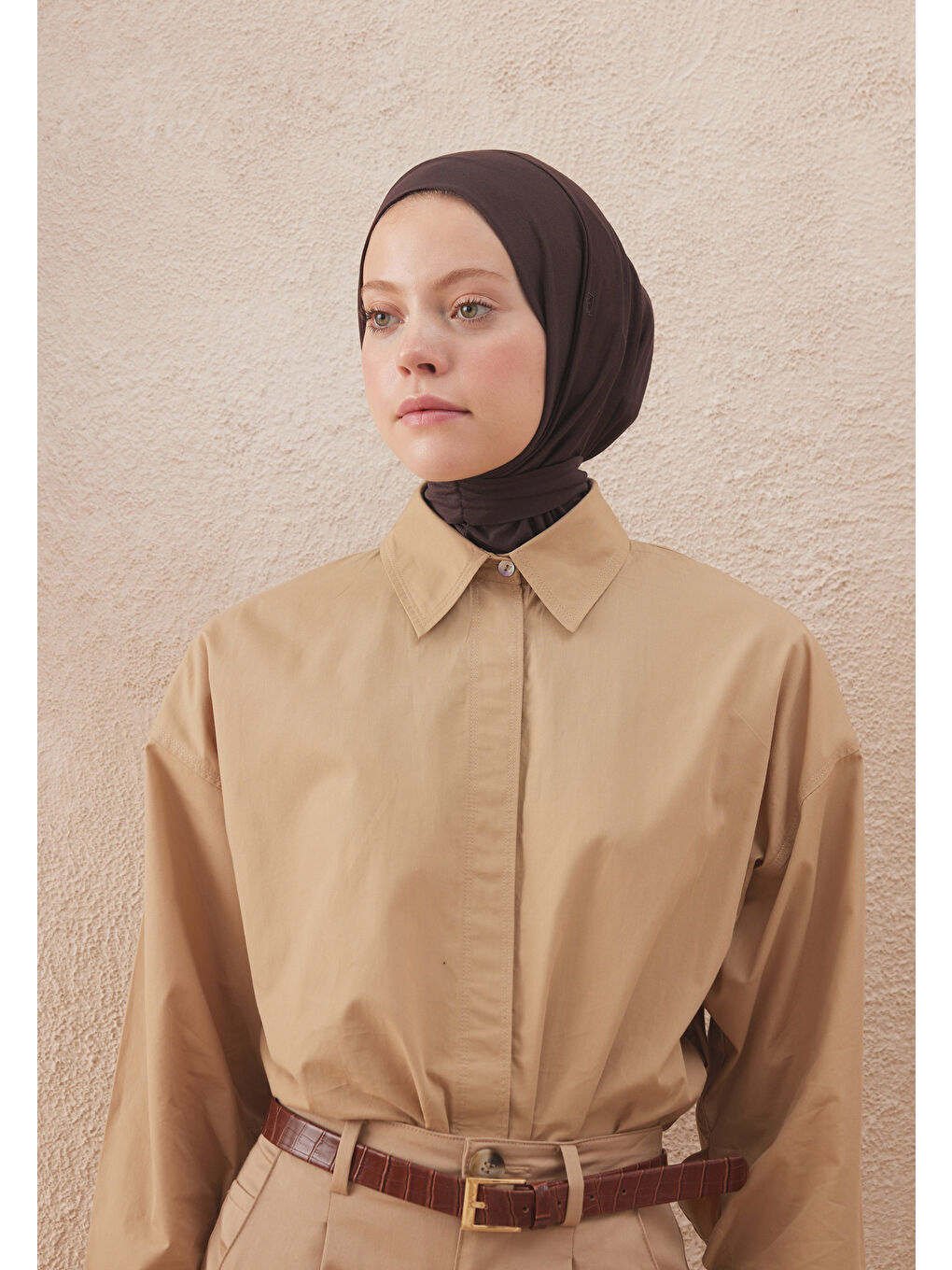 Kahverengi Athletıc Hıjab Kakao