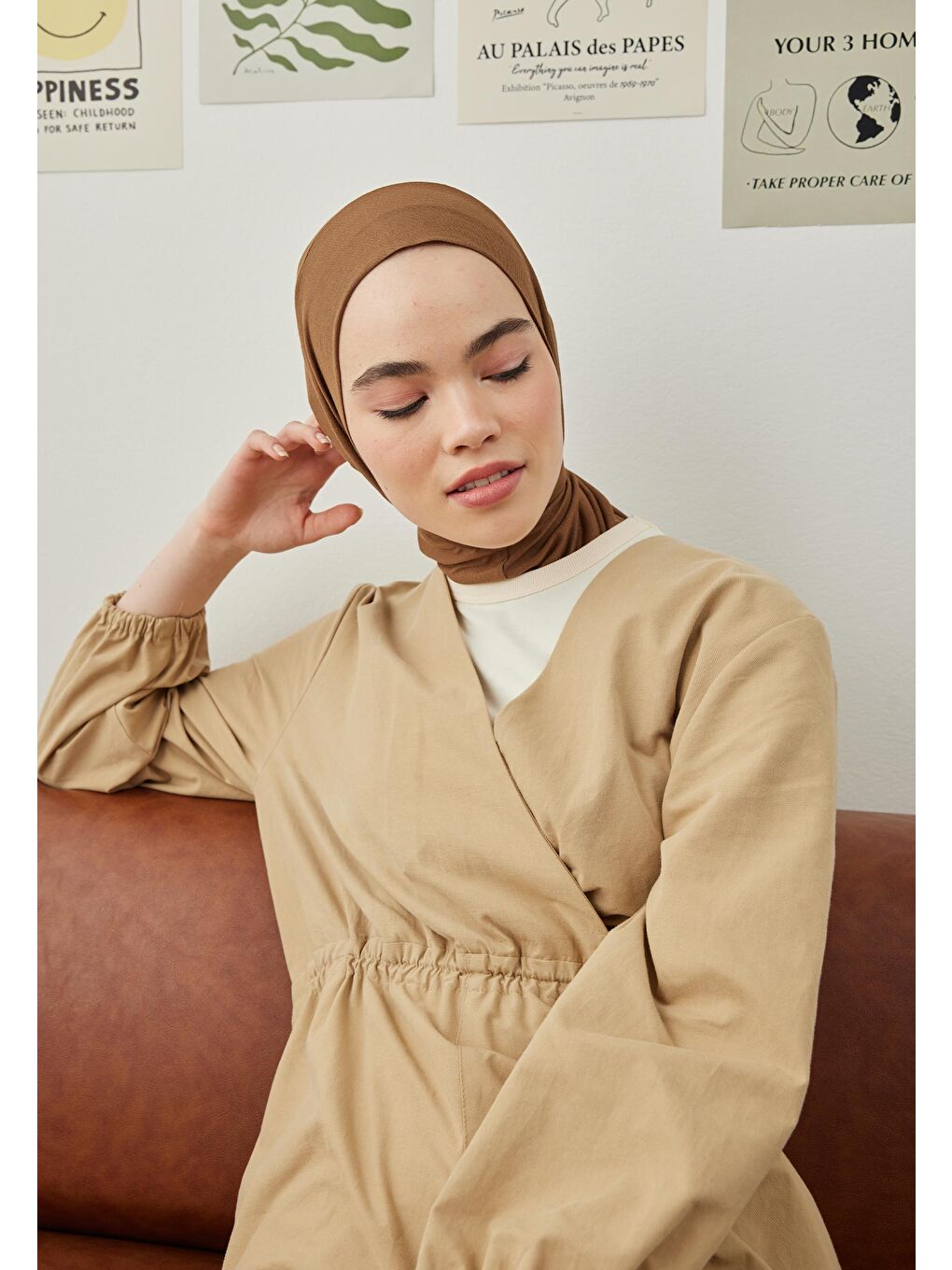 Kahverengi Athletıc Hıjab Toprak-1