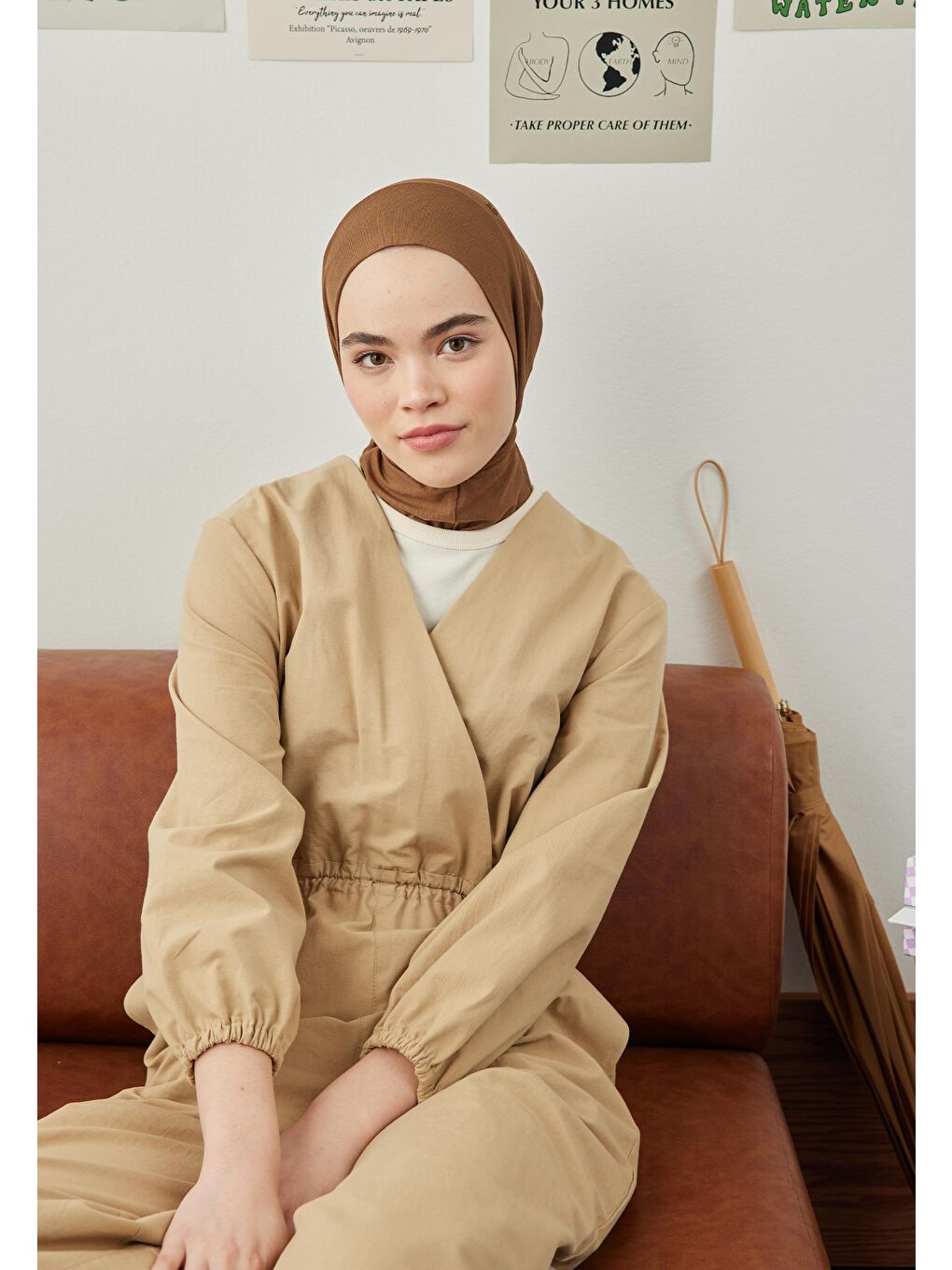 Kahverengi Athletıc Hıjab Toprak-3