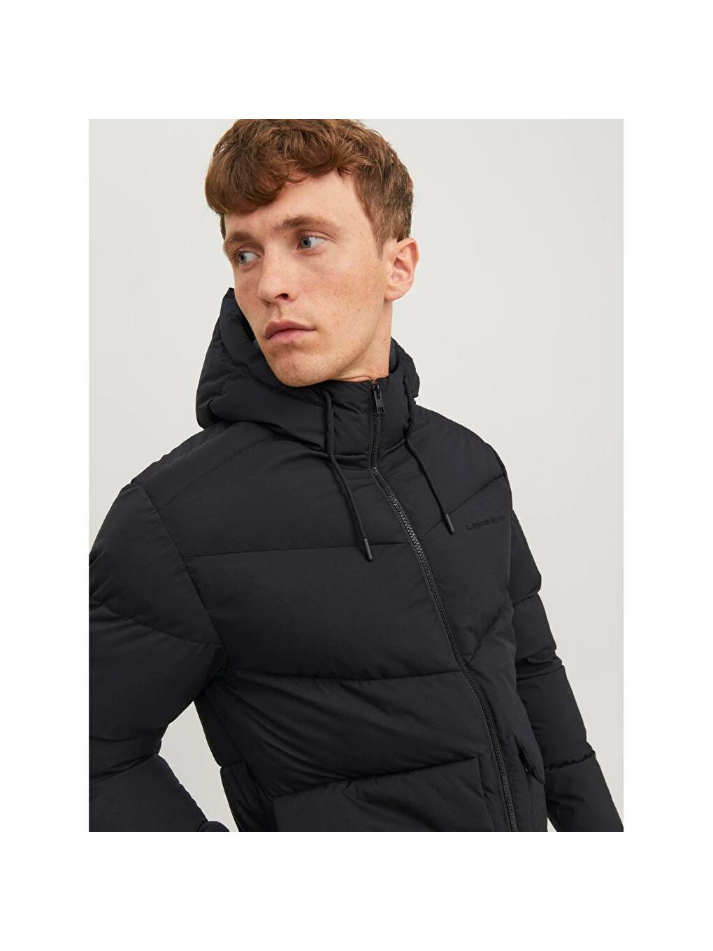 Jack & Jones Siyah Vesterbro Puffer Sn Erkek Siyah Kapüşonlu Mont - 2