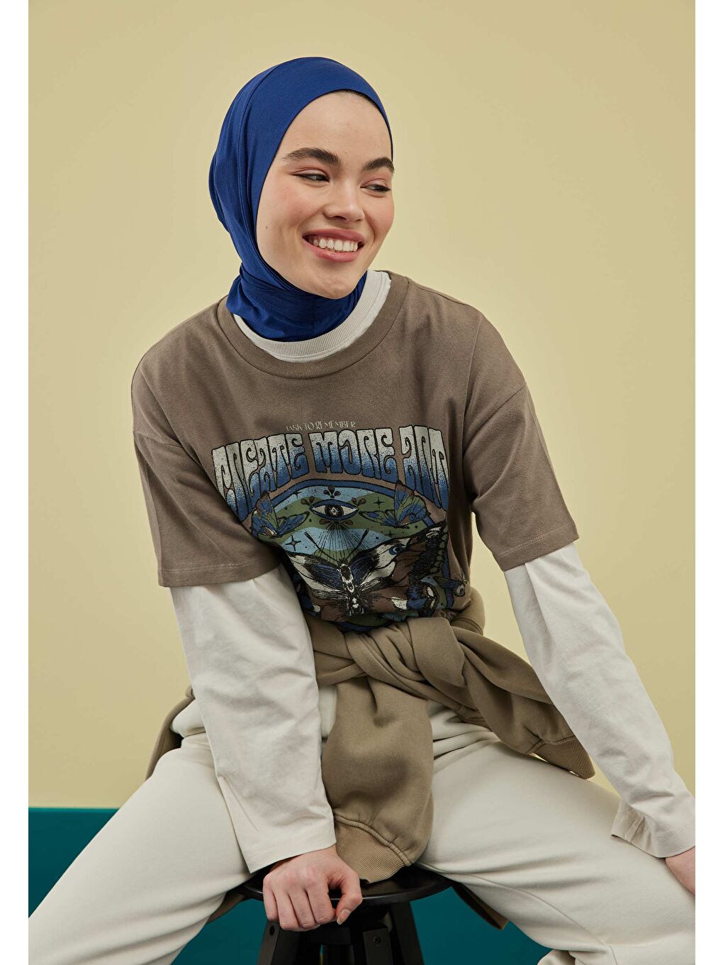 Athletıc Hıjab Koyu Mavi-1