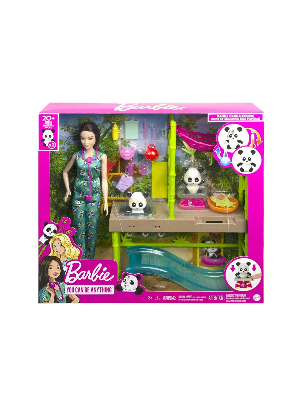 BARBIE Barbie Panda Bakımı Oyun Seti - 3