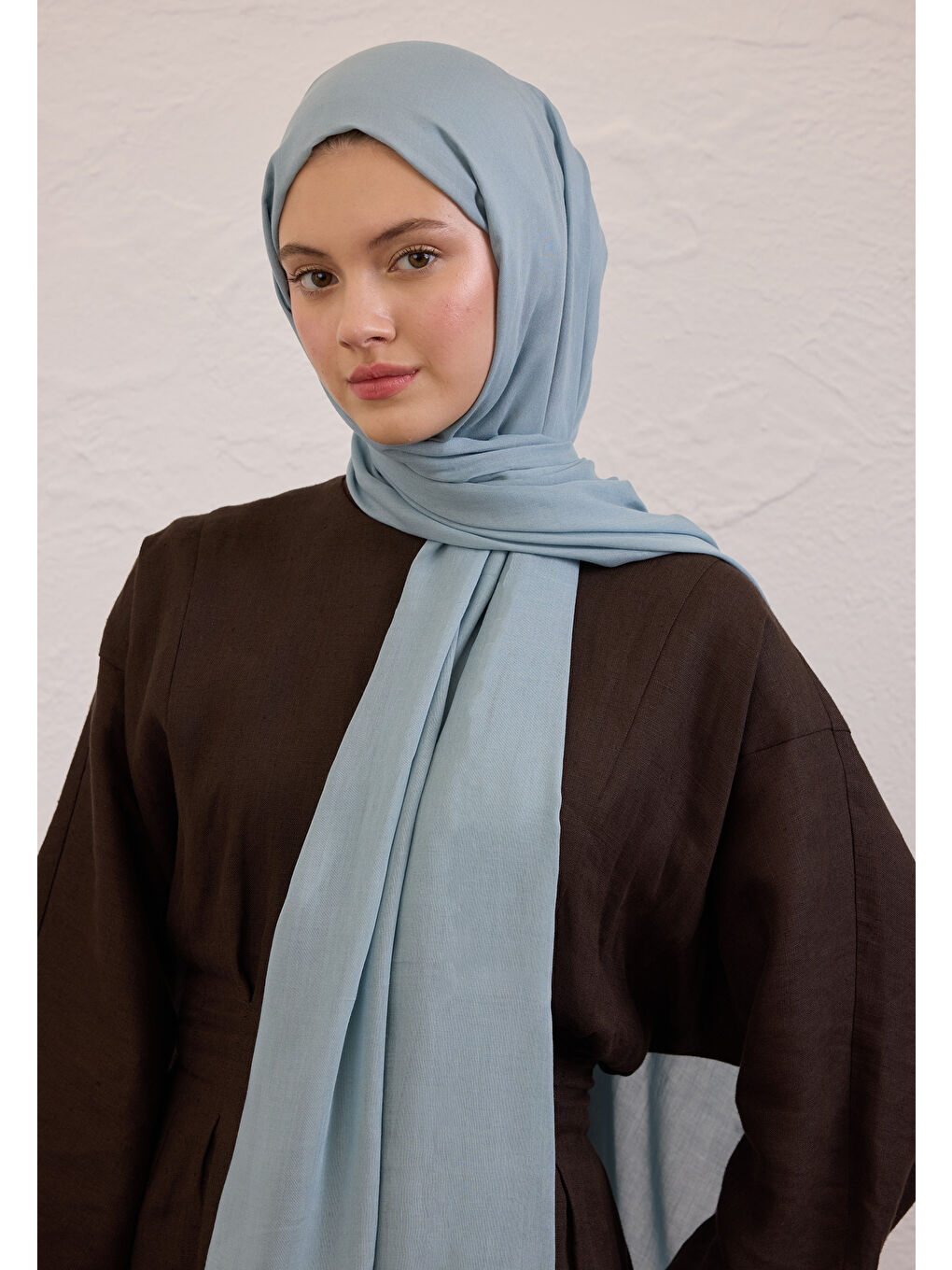 Mavi Soft Viskon Şal Okyanus-2