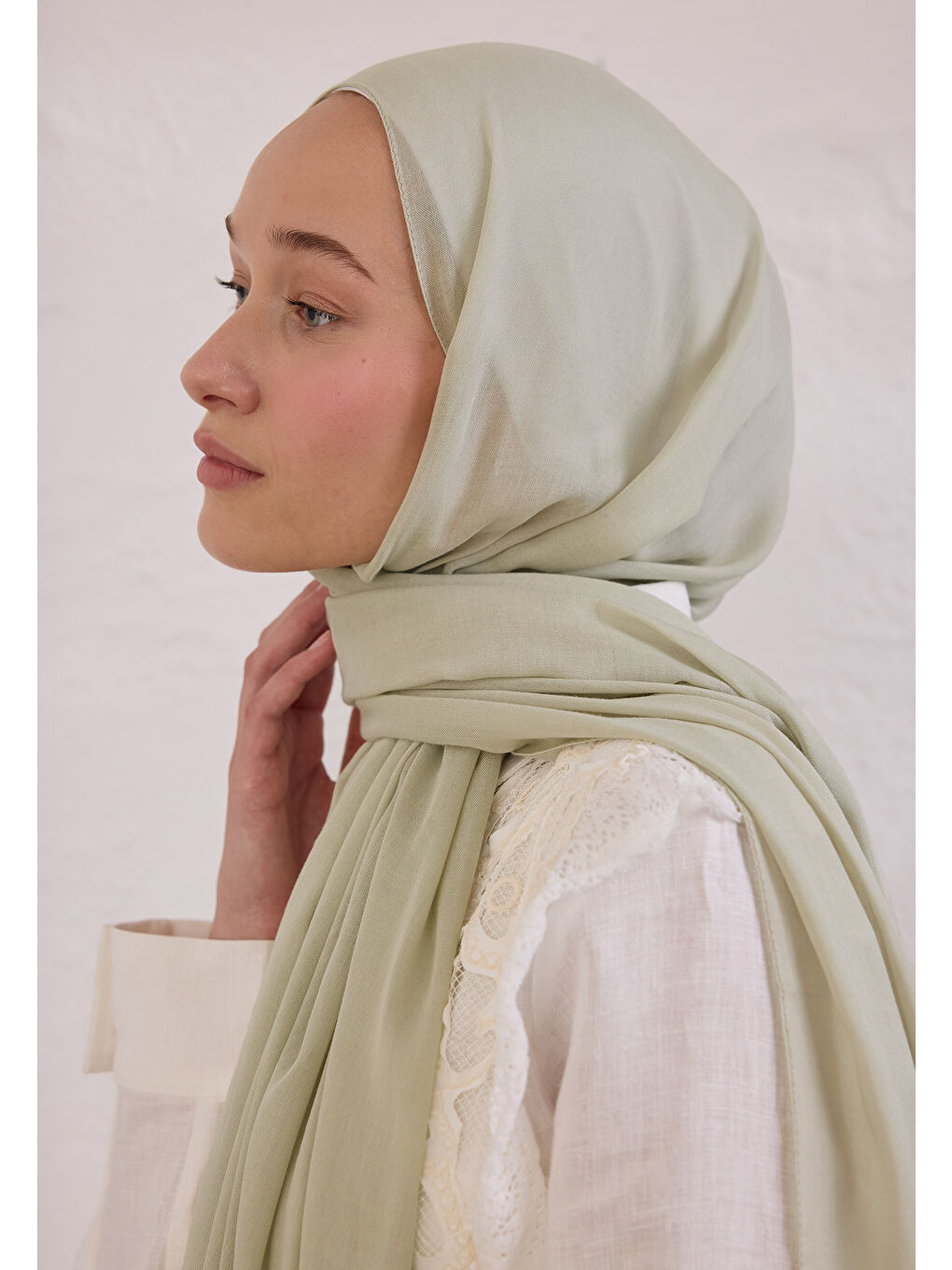 Soft Viskon Şal Soft Yeşil-1