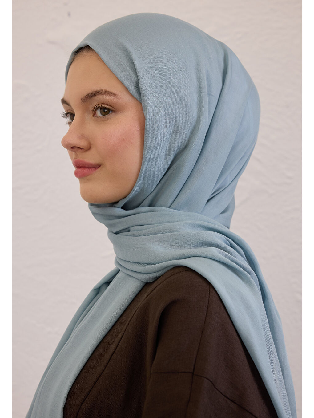 Mavi Soft Viskon Şal Okyanus-3