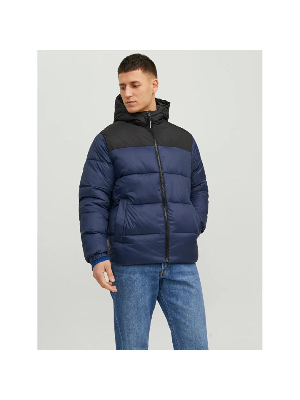 Toby Puffer Hood Sn Erkek Lacivert Kapüşonlu Mont