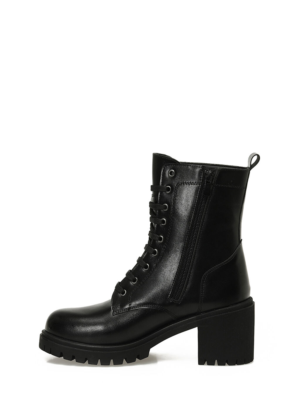 25K-6008 5PR Siyah Kadın Topuklu Bot-2