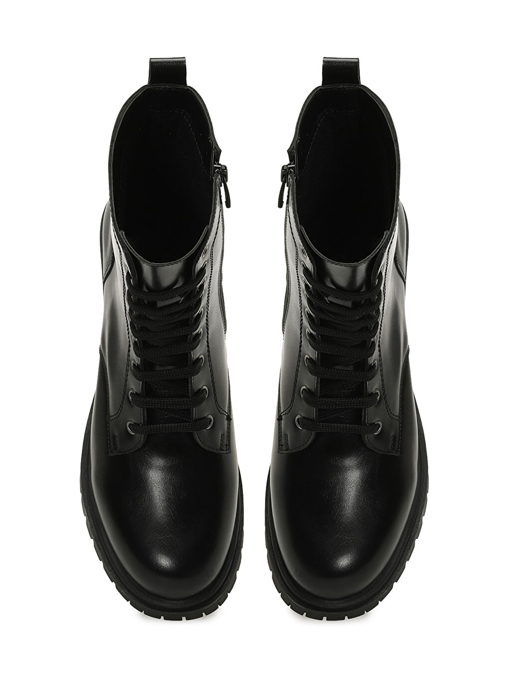 25K-6008 5PR Siyah Kadın Topuklu Bot-3