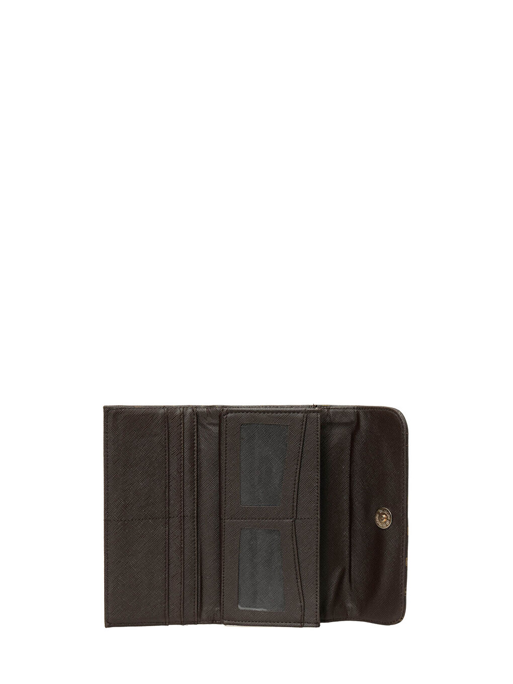 MONOGRAM KAPAK 5PR Kahverengi Kadın Cüzdan-3