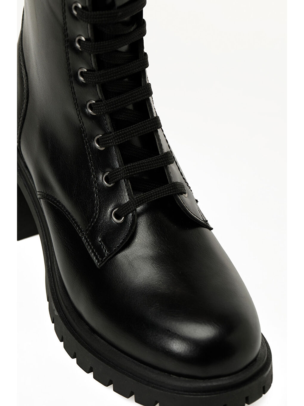 25K-6008 5PR Siyah Kadın Topuklu Bot-6