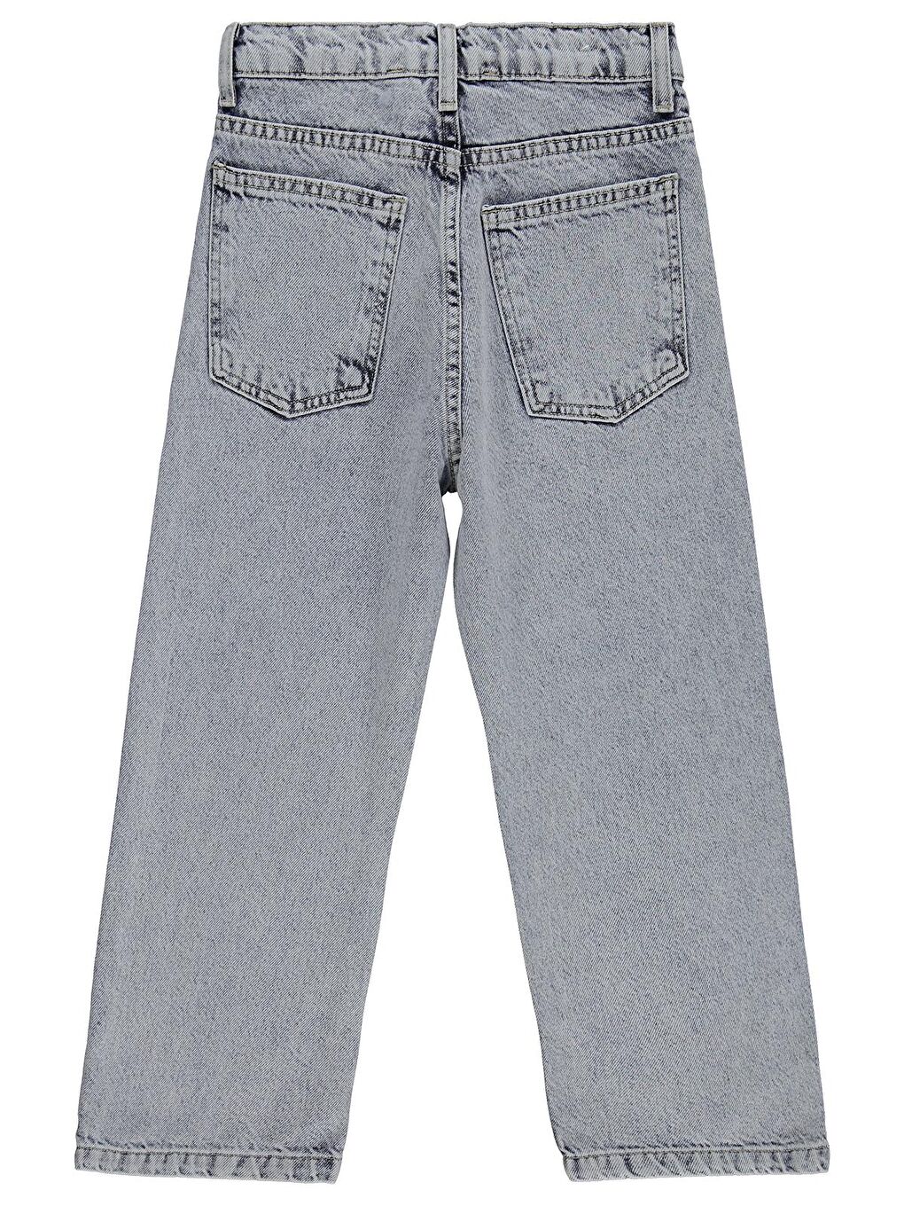 Boys Baggy Kalıp 6-9 Yaş Pantolon Jean - Mavi-1