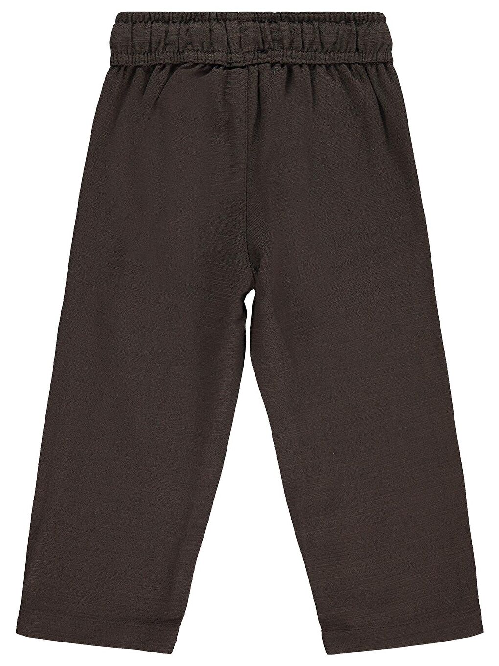 Boys Flamlı Chino 2-5 Yaş Pantolon - Kahverengi-1