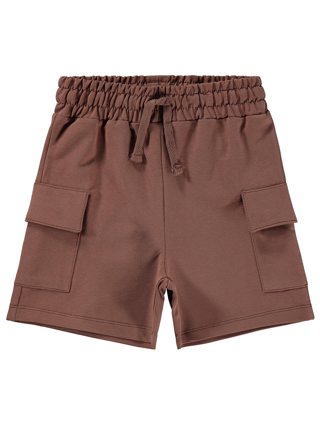 Boys Basic Kargo Cepli 2-5 Yaş Kapri - Kahverengi