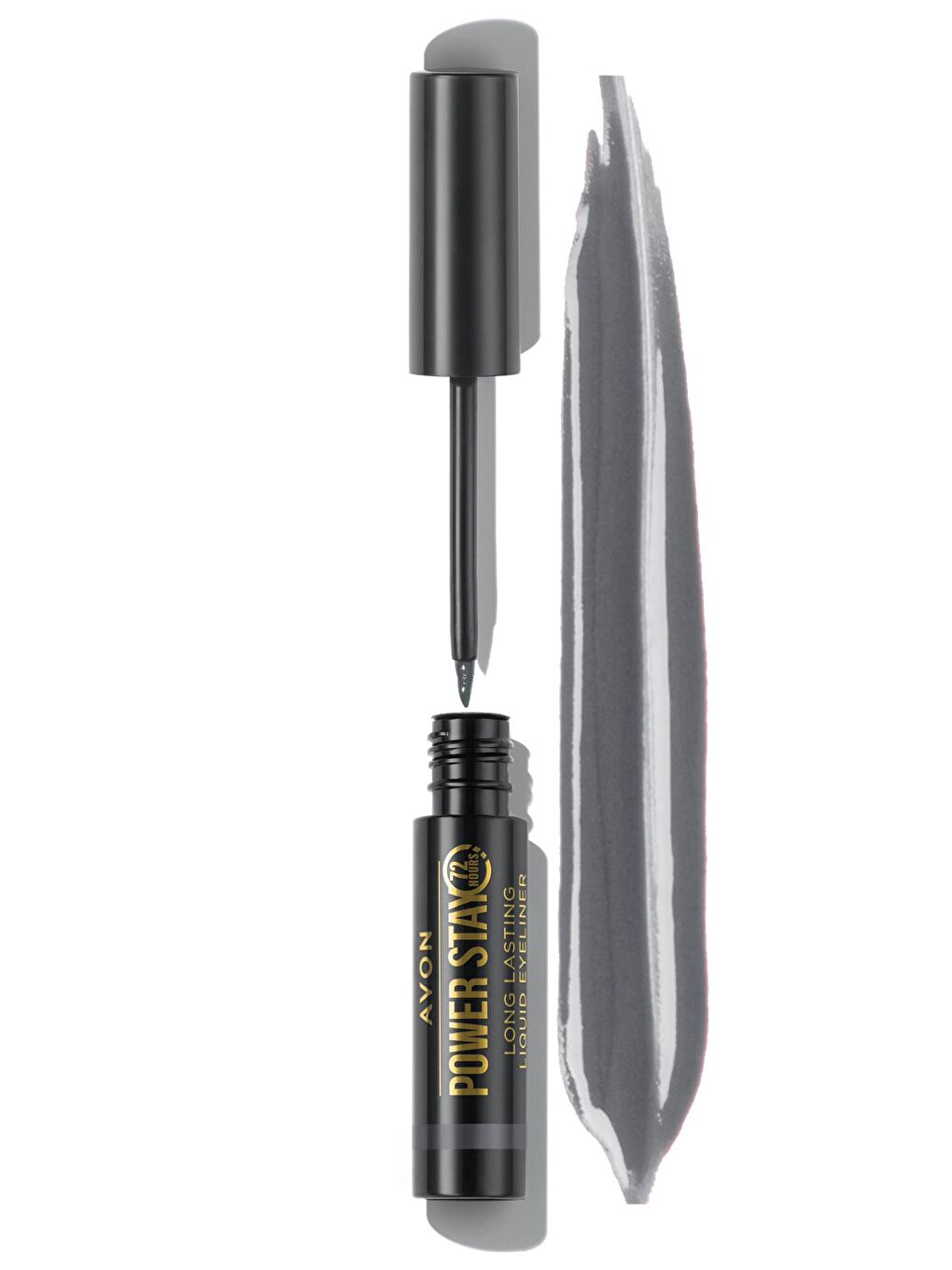 AVON Renksiz Power Stay Uzun Süre Kalıcı Likit Eyeliner Heather Grey