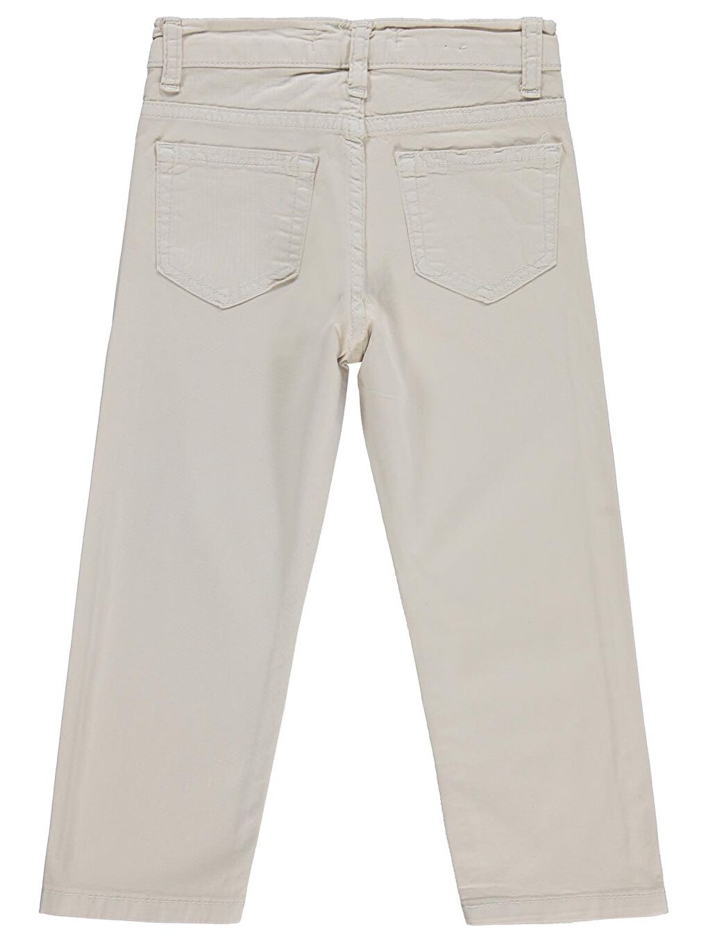 Bej Boys 5 Cep Basic 2-5 Yaş Pantolon - Koyu Taş Rengi-2