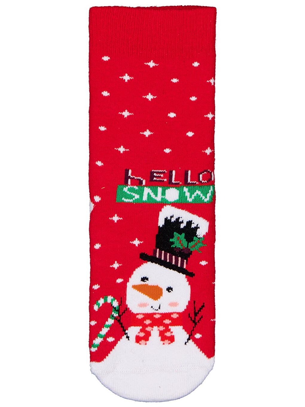 Beyaz Boys Hello Snow Havlu 2'li 3-11 Yaş Erkek Soket Çorap - Standart-1