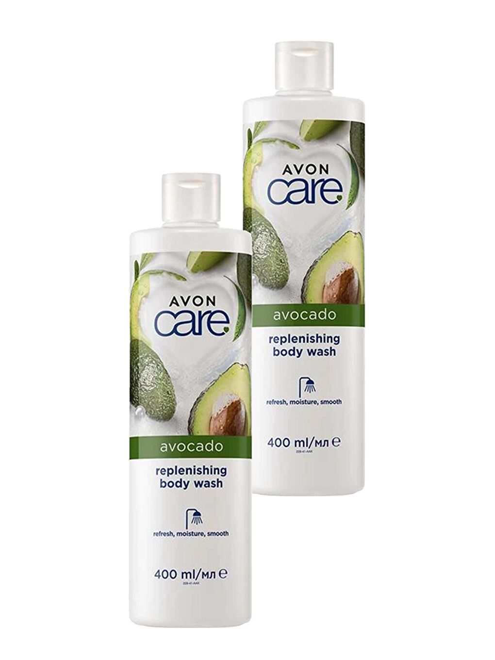 AVON Renksiz Care Avocado Replenishing Avokado Yağı Içeren Duş Jeli 400 Ml. İkili Set