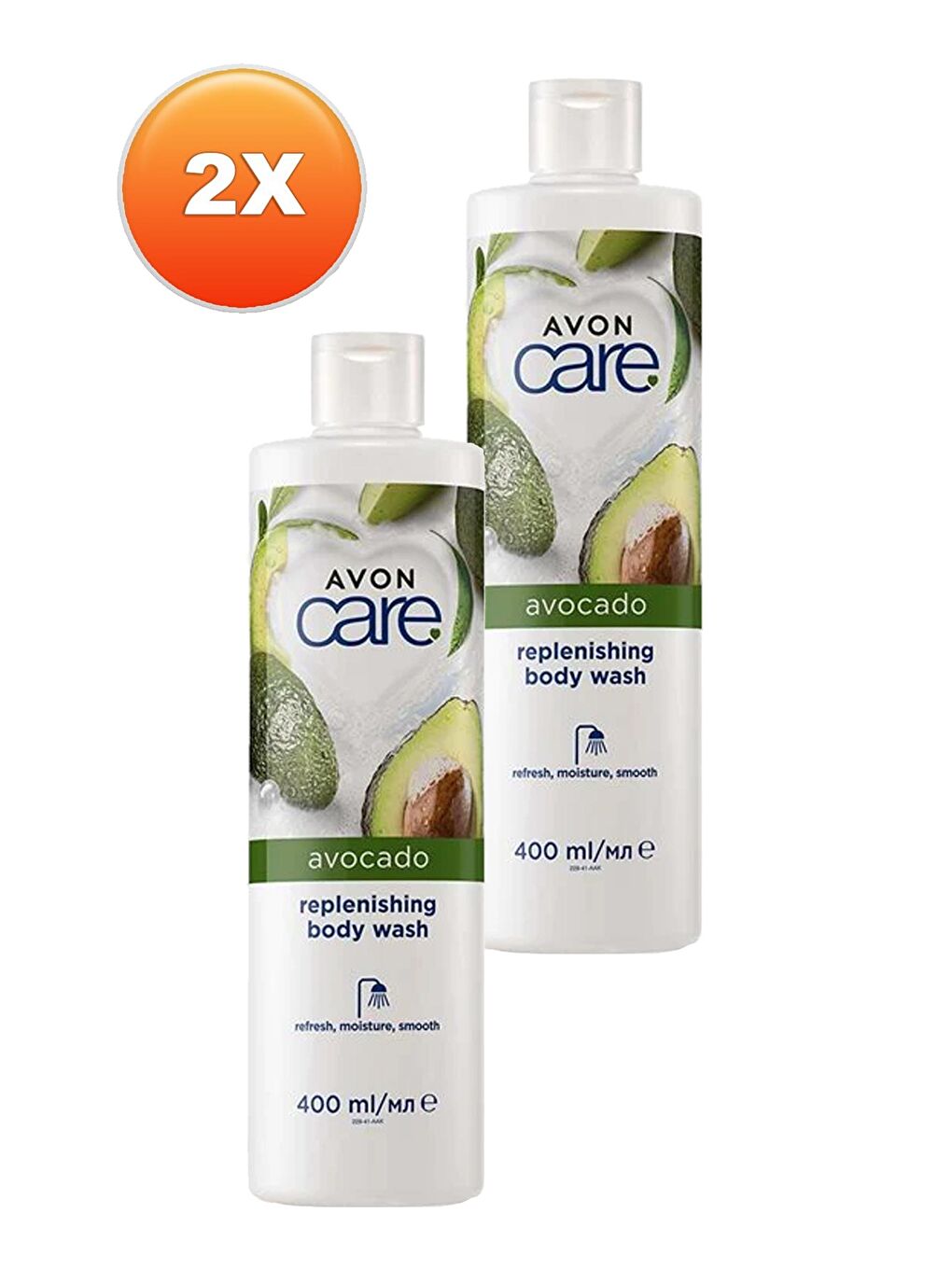 AVON Renksiz Care Avocado Replenishing Avokado Yağı Içeren Duş Jeli 400 Ml. İkili Set - 1