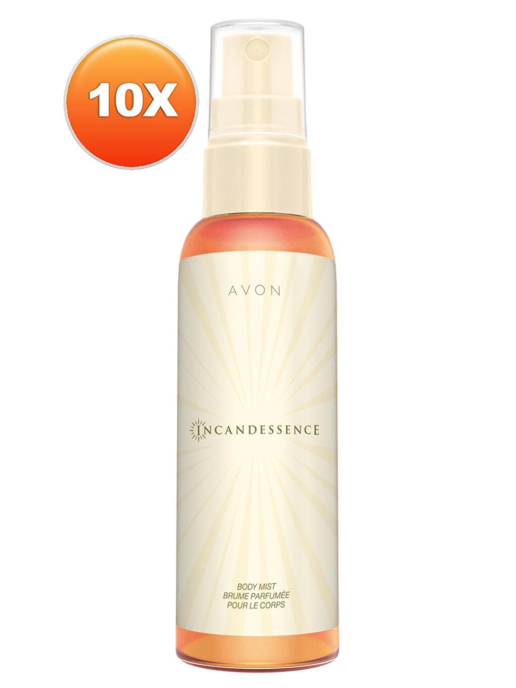 AVON Renksiz Incandessence Kadın Vücut Spreyi 100 Ml. Onlu Set - 1